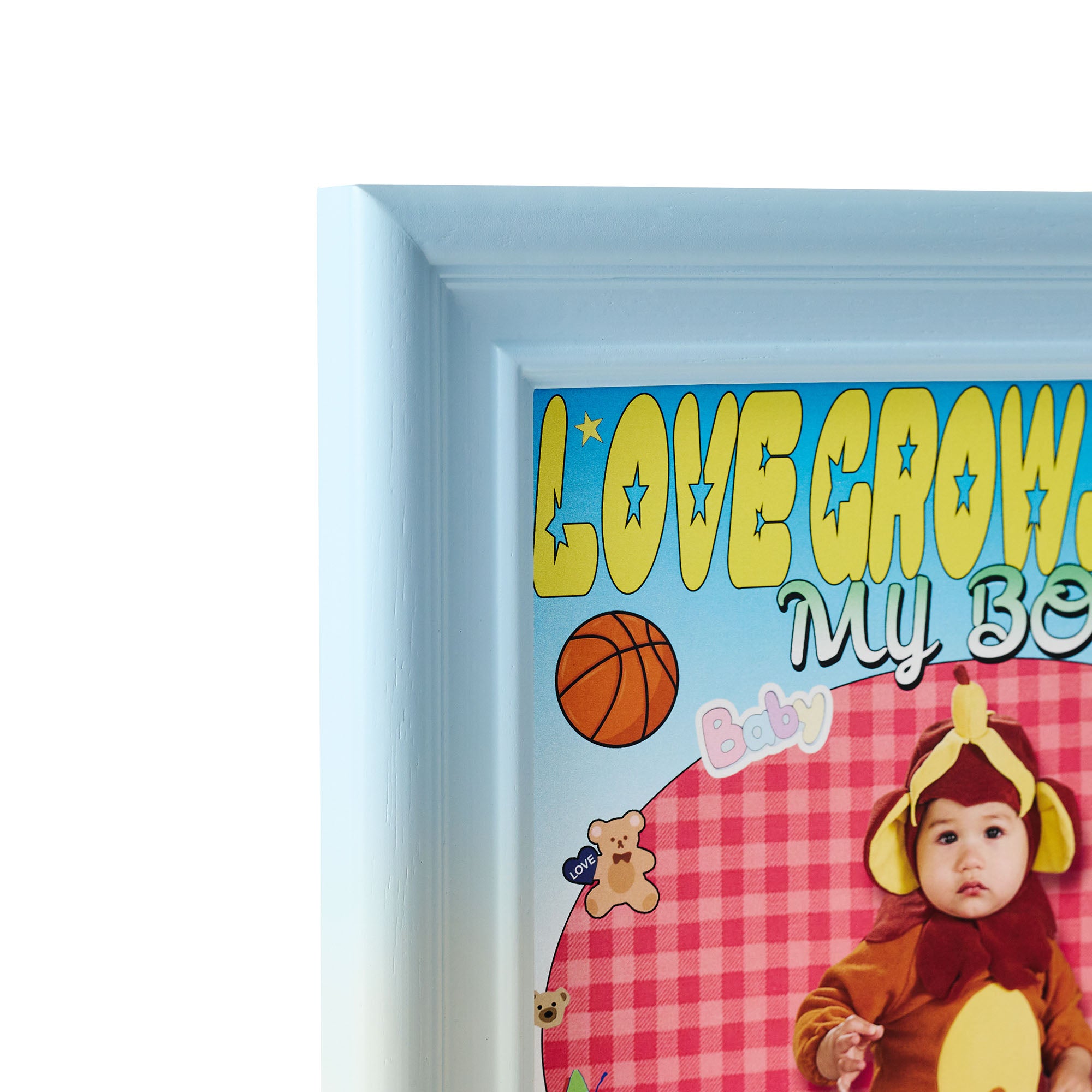 Family and child A - Blue line