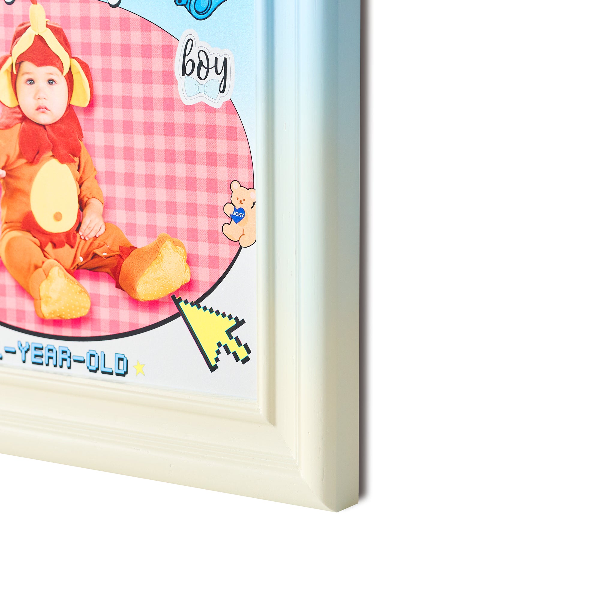 Family and child A - Blue line