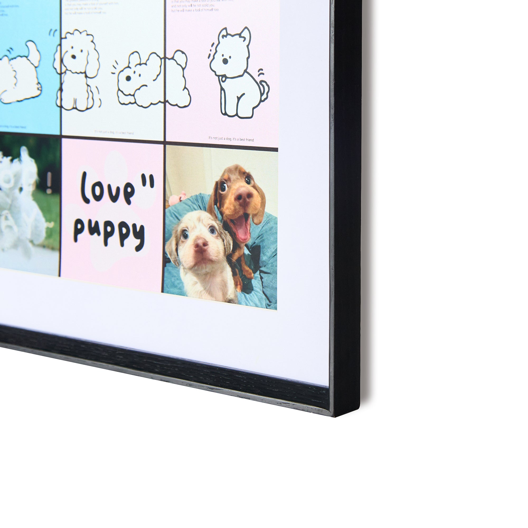 Minimalist Series - Black Frame Lines - 11x11