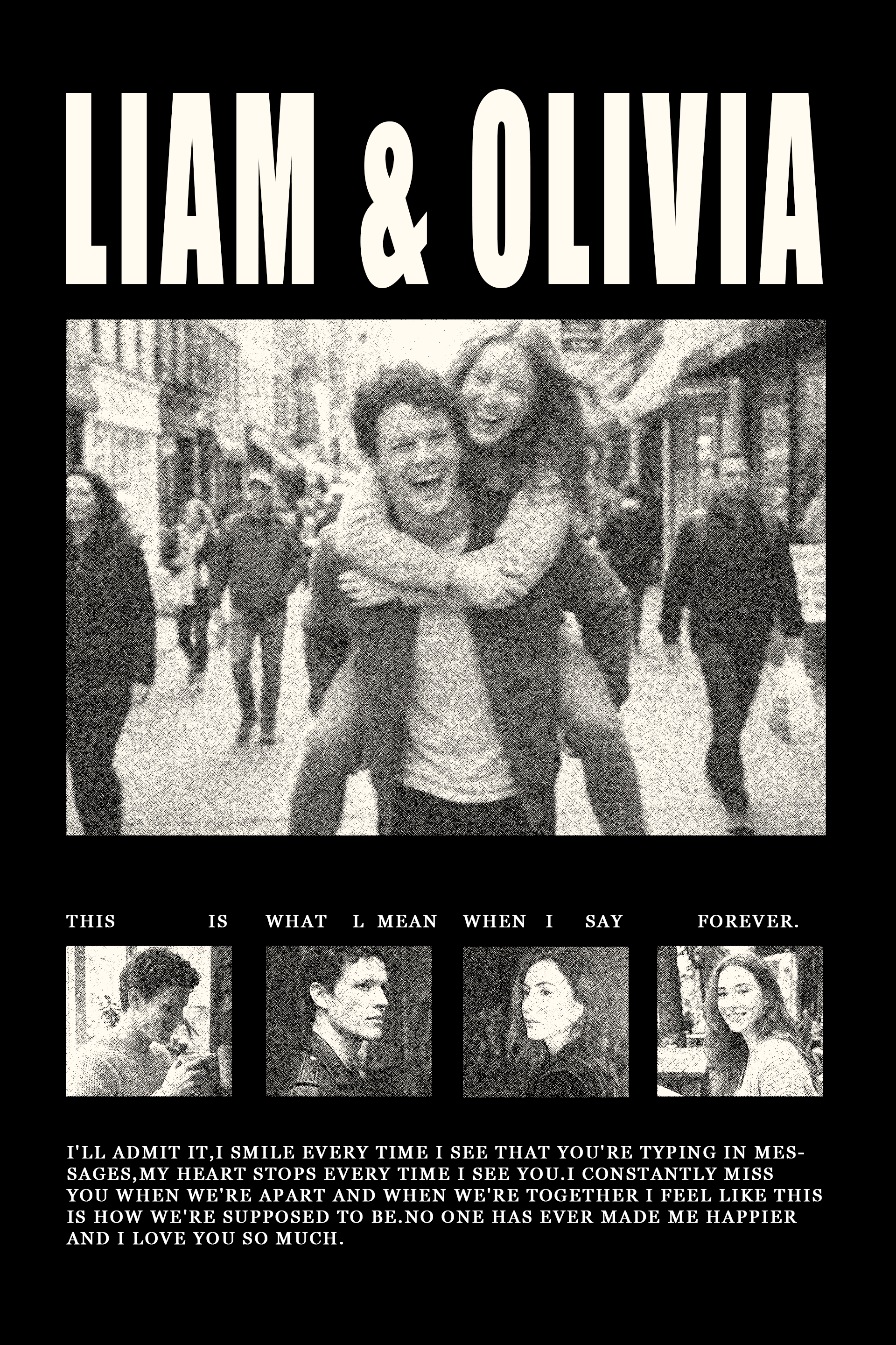 Black and White Love-10x15