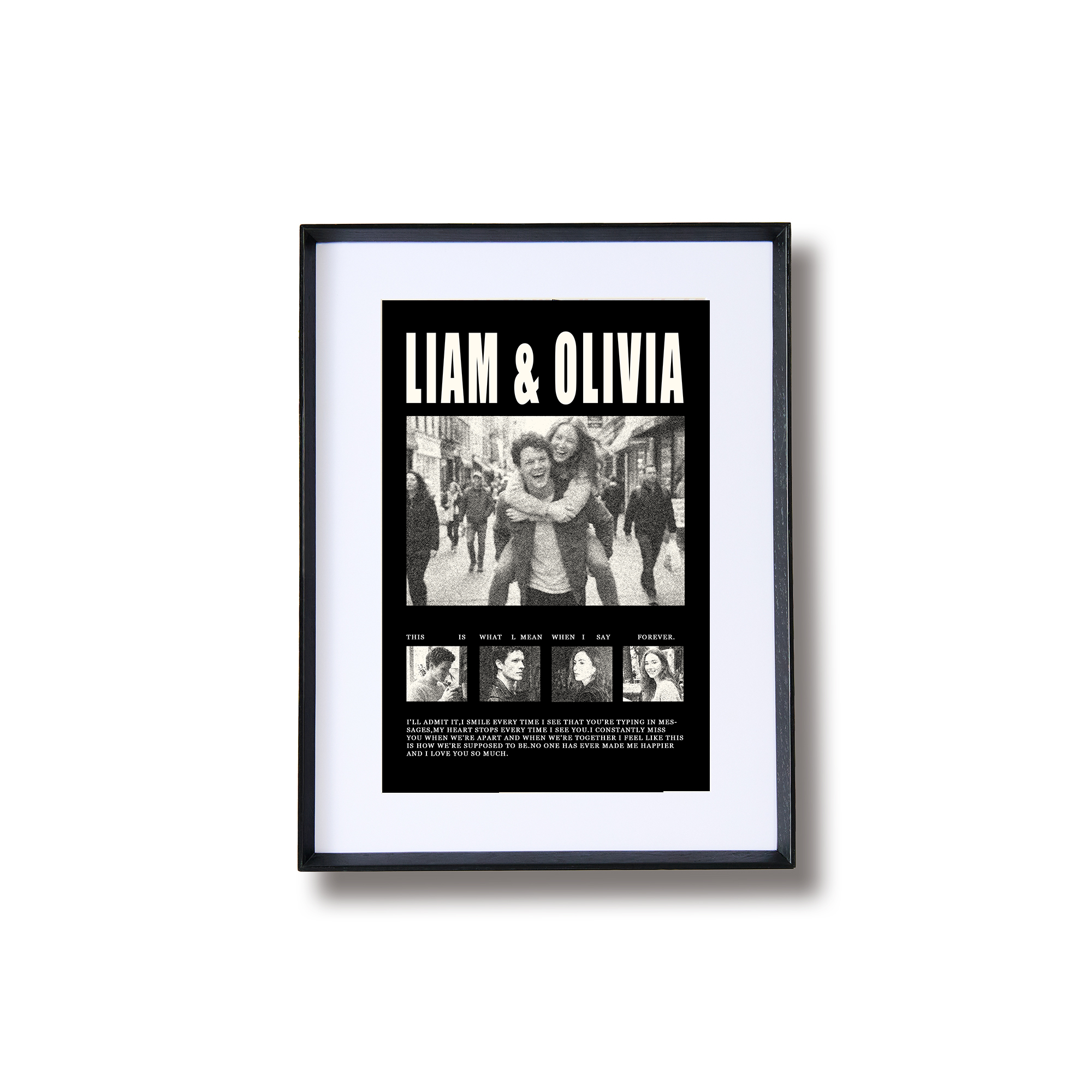 Black and White Love-10x15