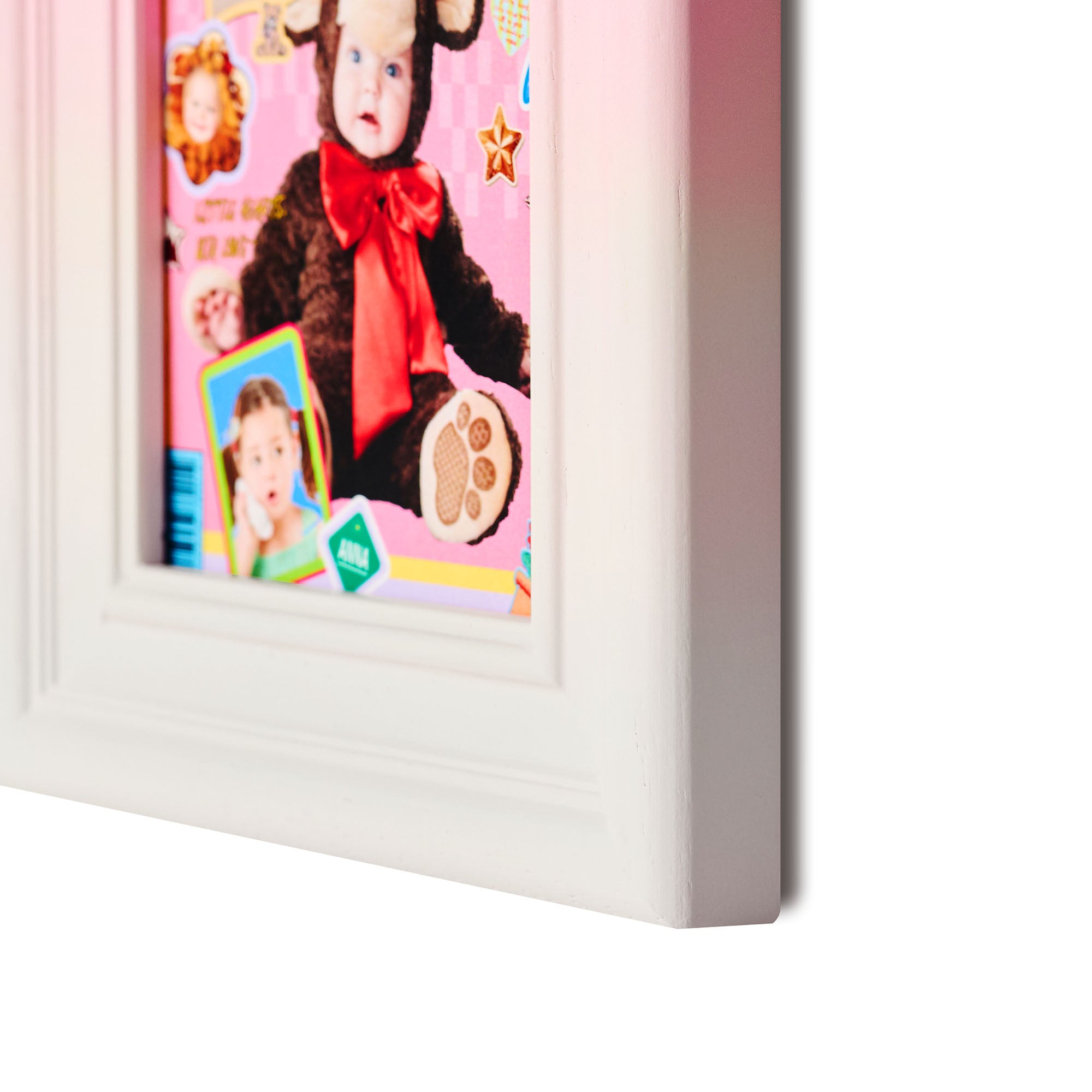 Family and child B - Pink lines