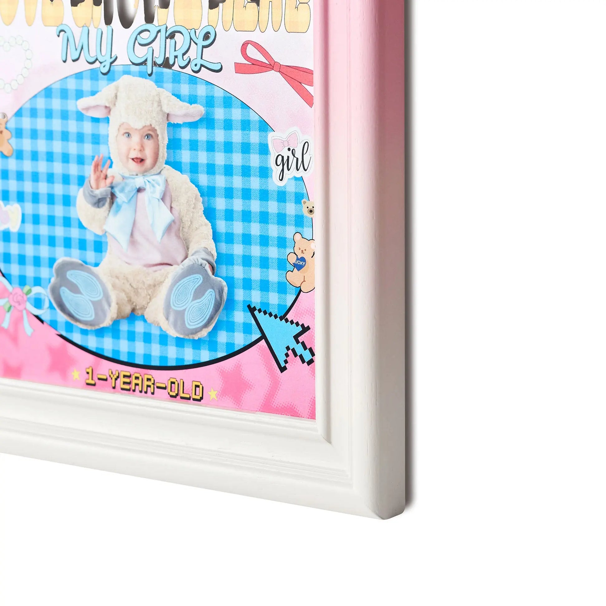 Family and child D - Pink lines Framzoo