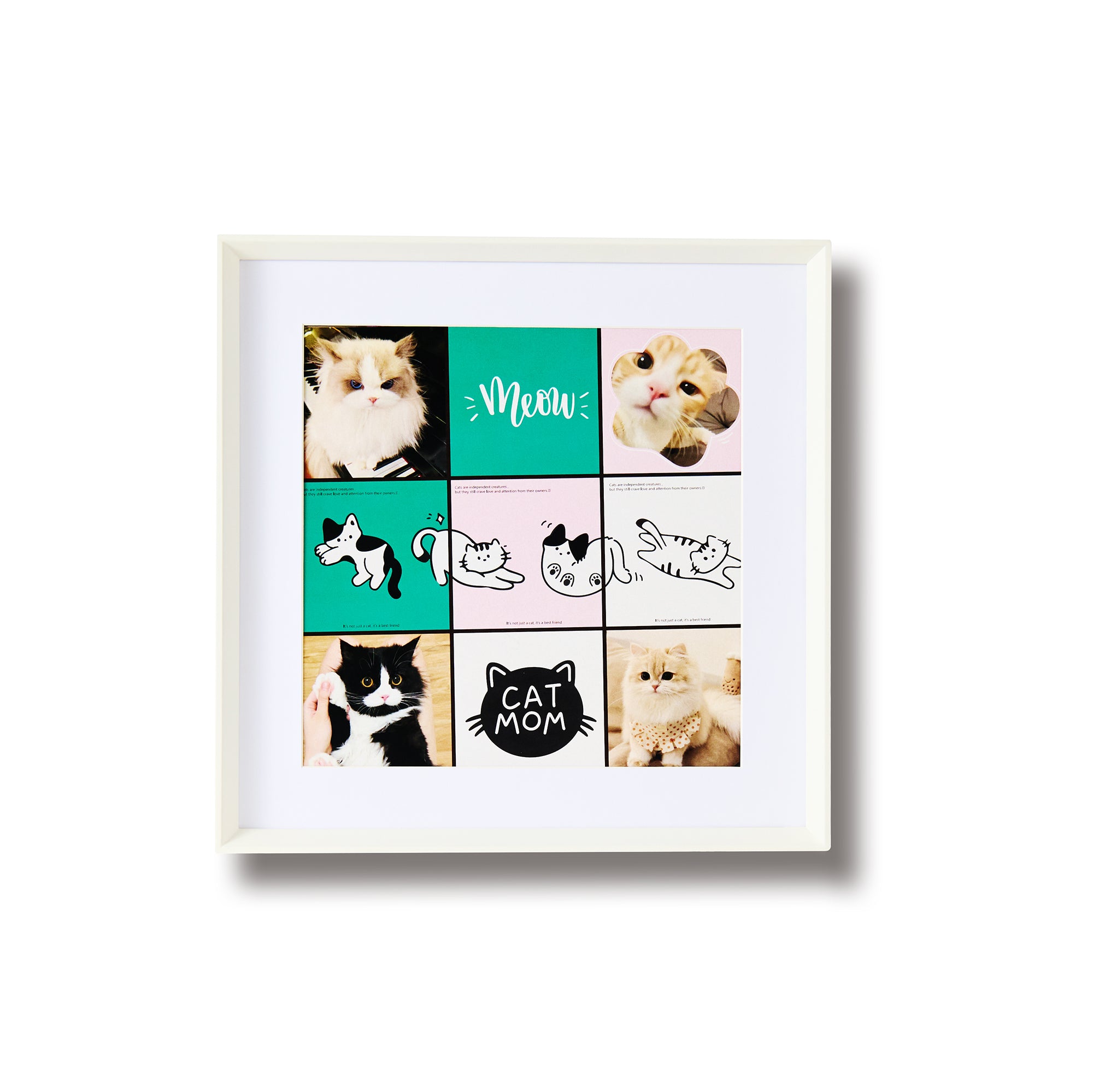 Minimalist Series - White Frame Lines - 11x11