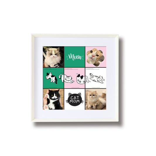 Minimalist Series - White Frame Lines - 11x11