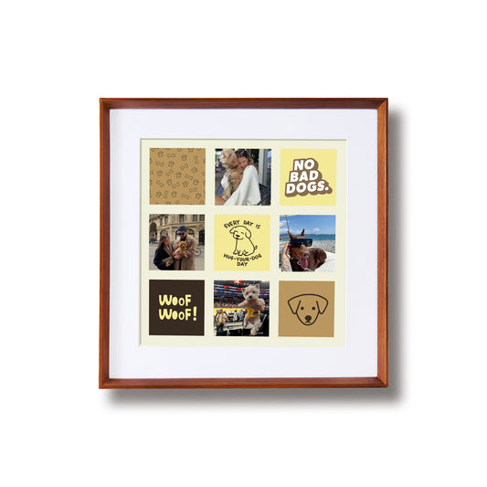 Minimalist Series - Natural wood color - 11x11