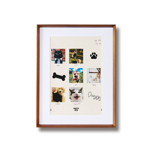 Minimalist Series - Natural wood color - 10x15