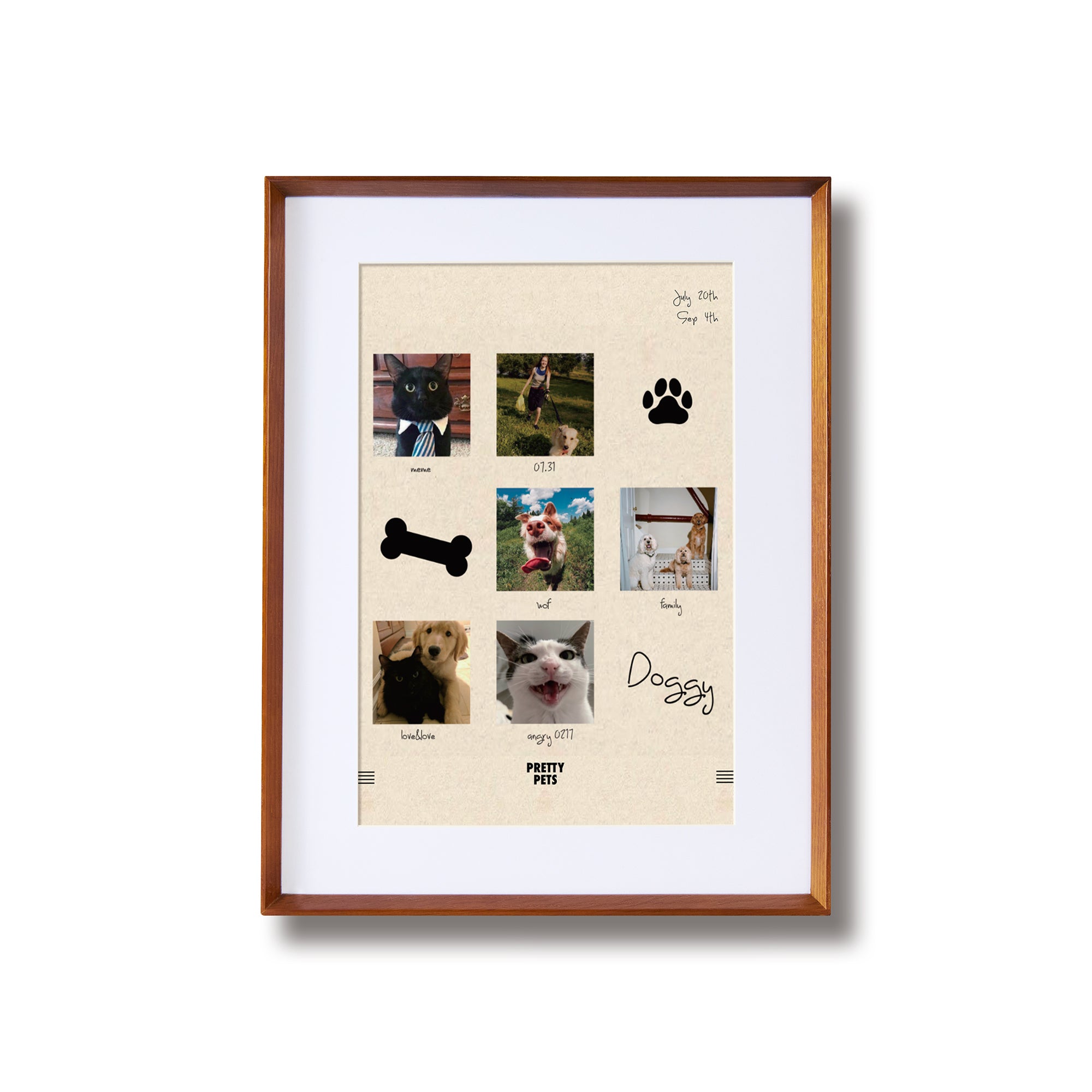 Minimalist Series - Natural wood color - 10x15