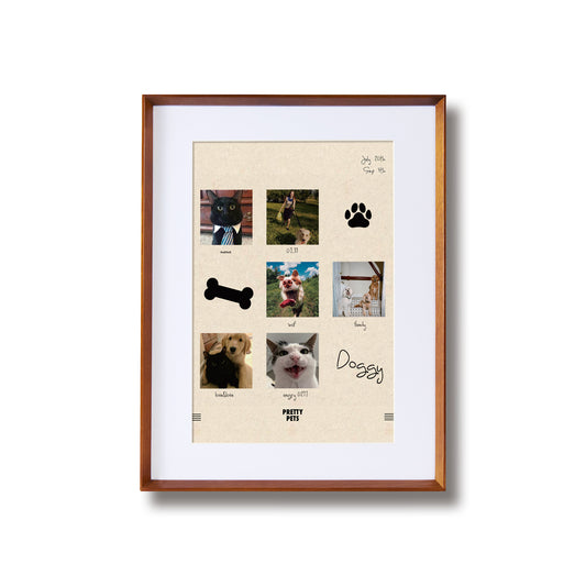 Minimalist Series - Natural wood color - 10x15