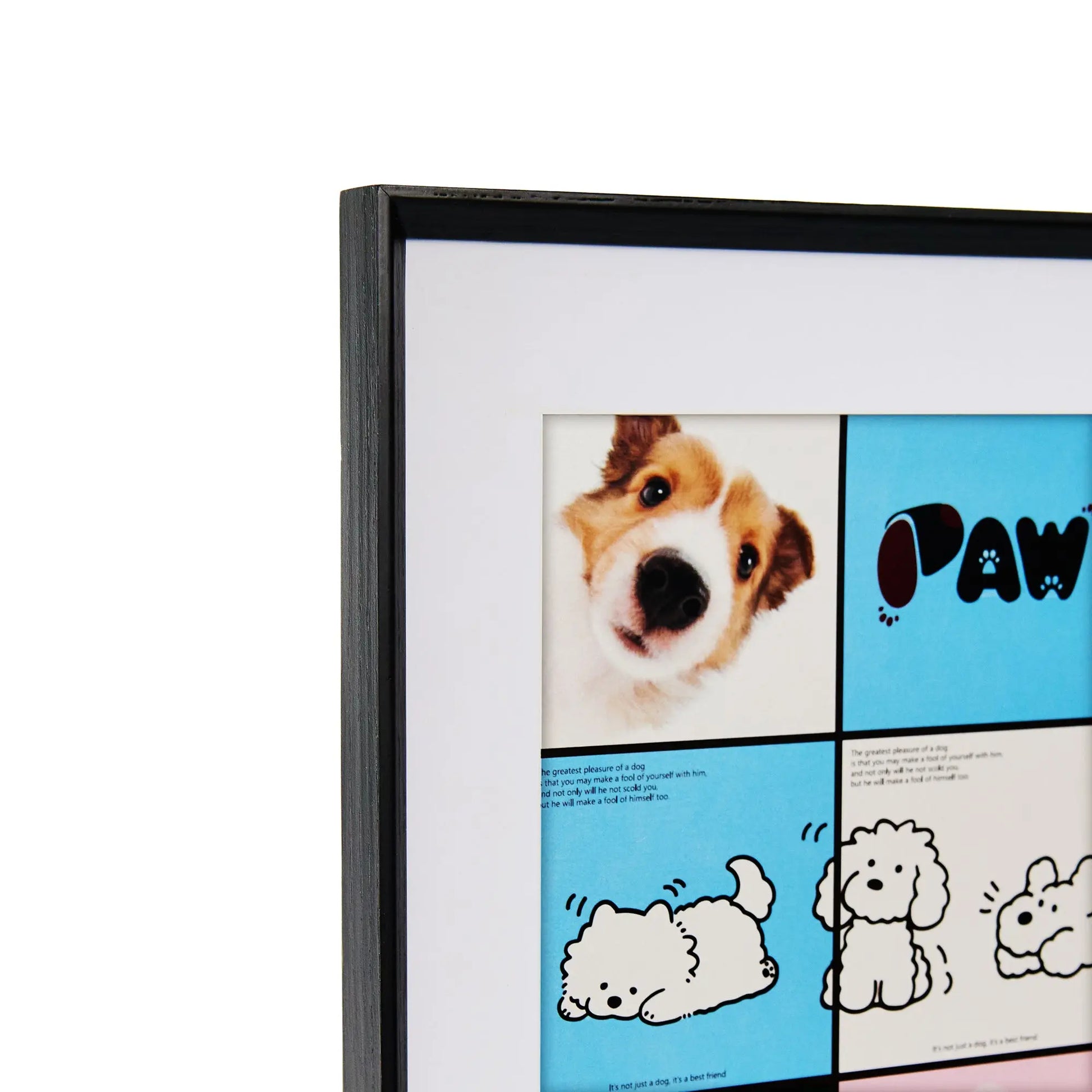 Minimalist Series - Black Frame Lines - 11x11 Framzoo