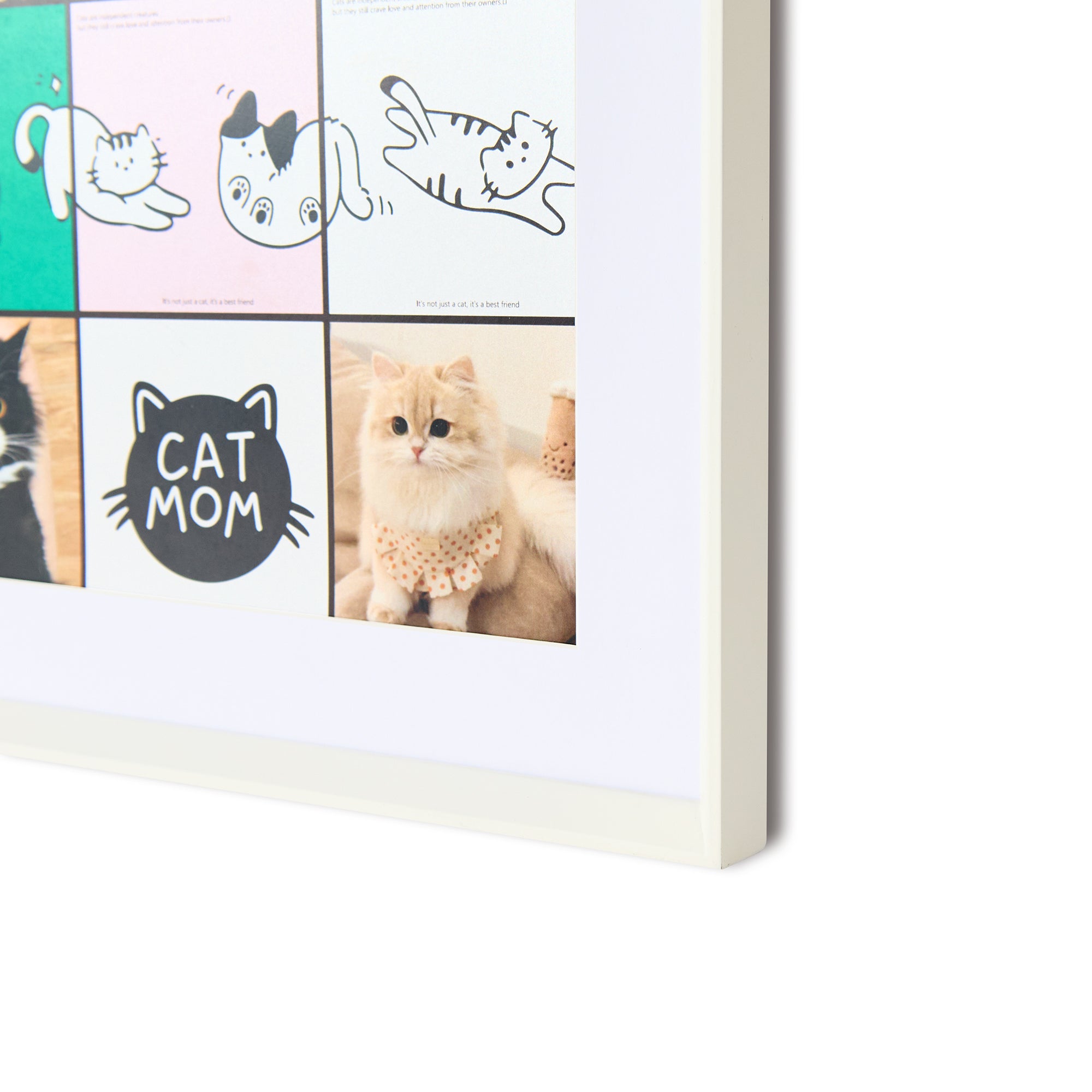 Minimalist Series - White Frame Lines - 11x11