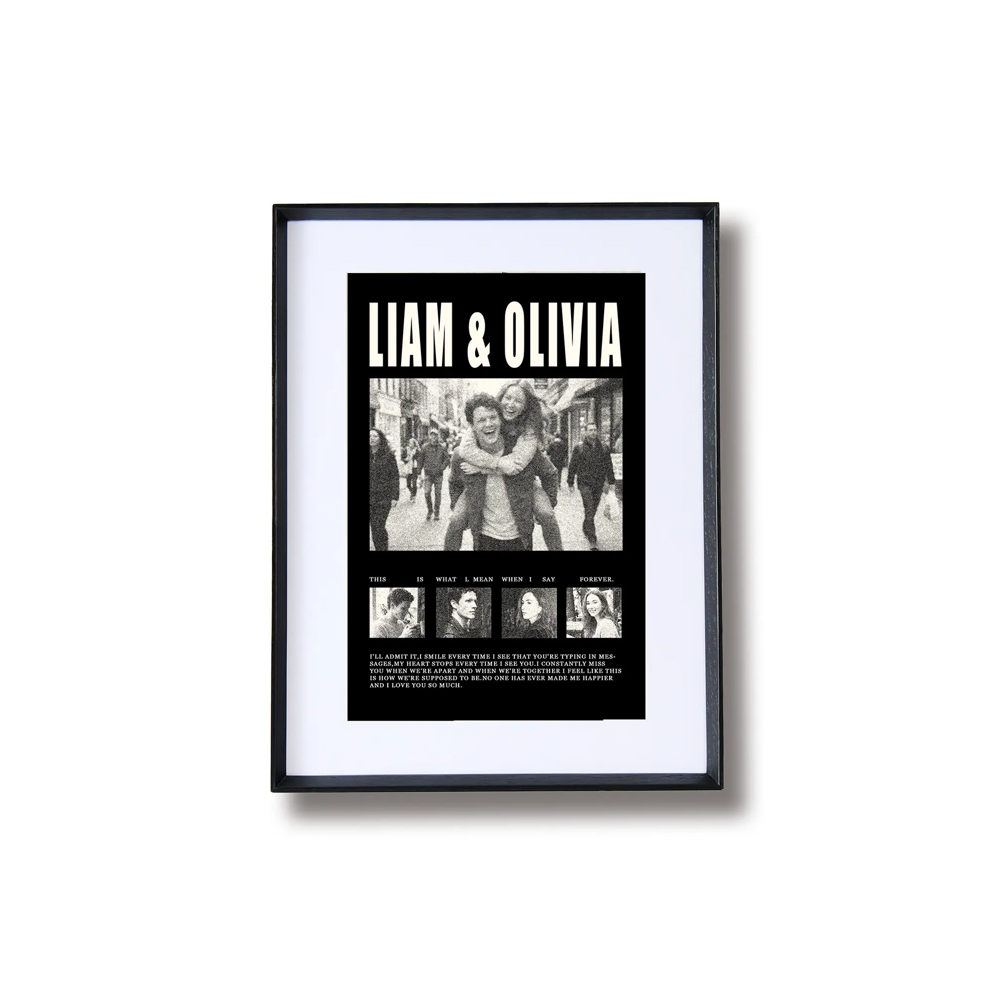 Black and White Love-10x15 Framzoo